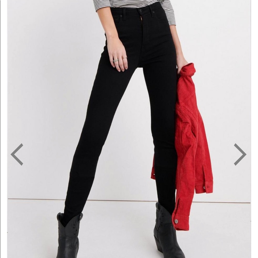 Lucky Brand Bella high waist black jeans 8